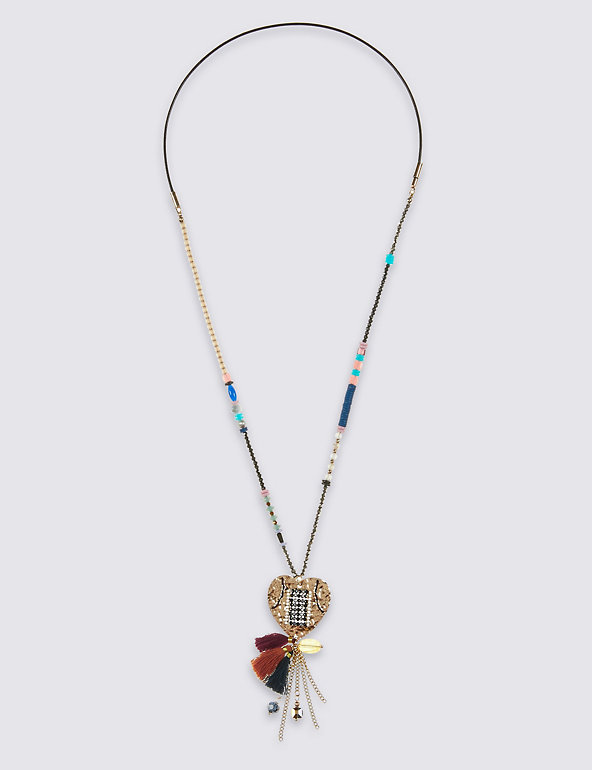 Tassel Heart Necklace Image 1 of 2
