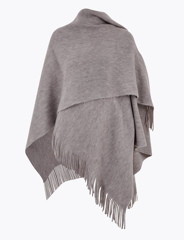 Tassel Poncho | M&S Collection | M&S
