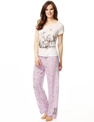 Secret Treasures, Pants & Jumpsuits, Secret Treasures Sleepwear Essentials  Gray Pink And White Print Joggers