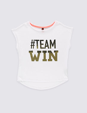 Team Win Sports Top (5-14 Years) Image 2 of 3
