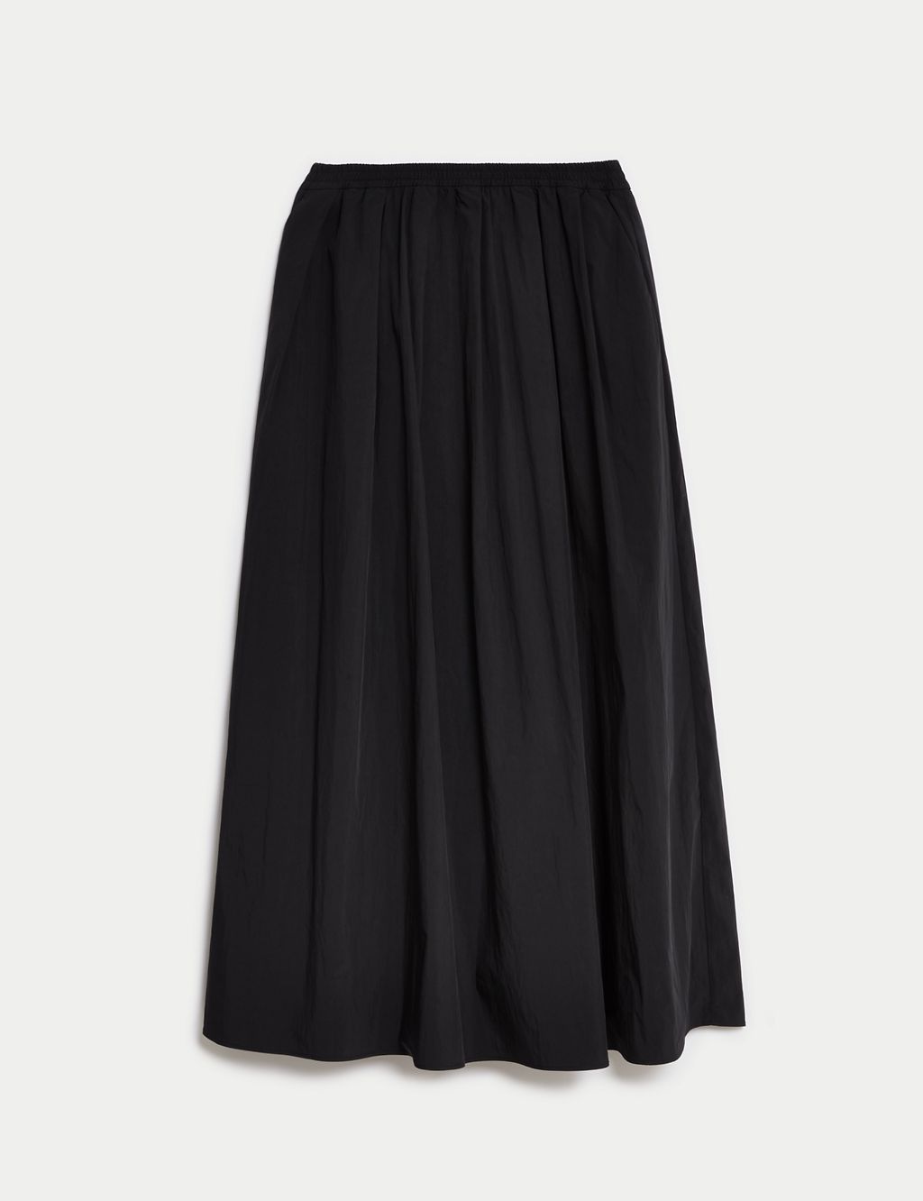 Technical Fabric Maxi A-Line Skirt 1 of 6