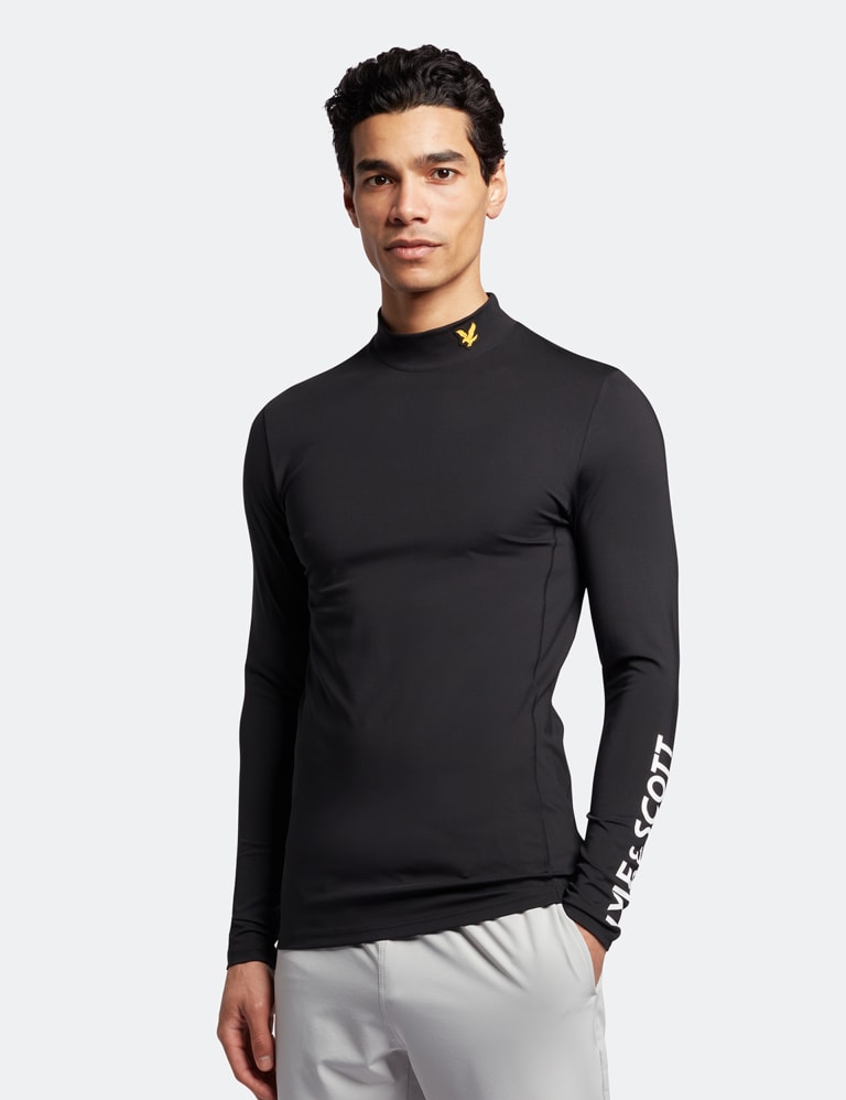 High neck training top discount