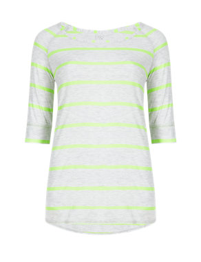 Technical Striped T-Shirt Image 2 of 5