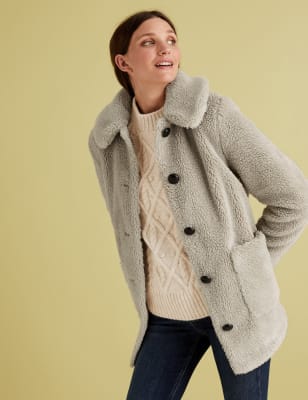 size 24 teddy coat