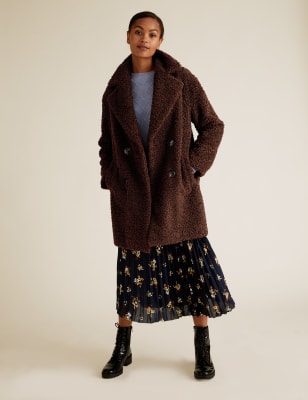 M&s 2024 teddy coat