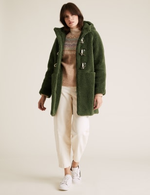 Womens duffle coat outlet marks and spencer