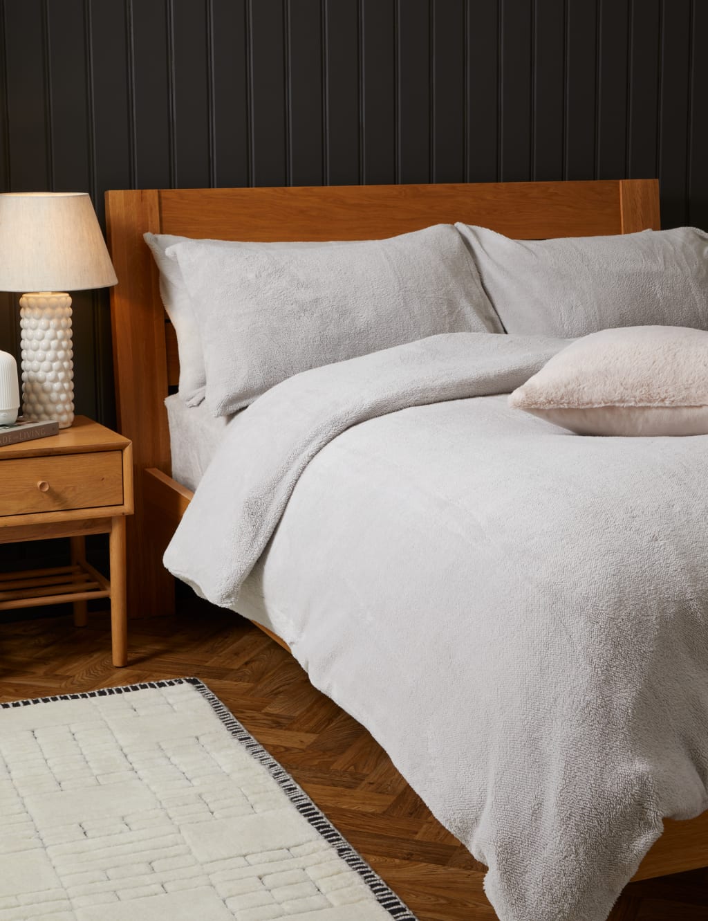 Ribbed 2025 teddy bedding