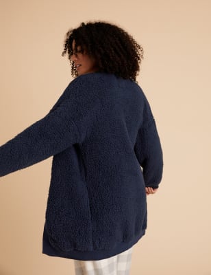 mens fleece cardigan uk