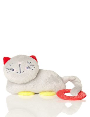 Teether with Cat Design Image 1 of 2