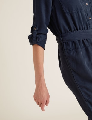 Women's Signature Cotton/TENCEL Utility Jumpsuit at L.L. Bean