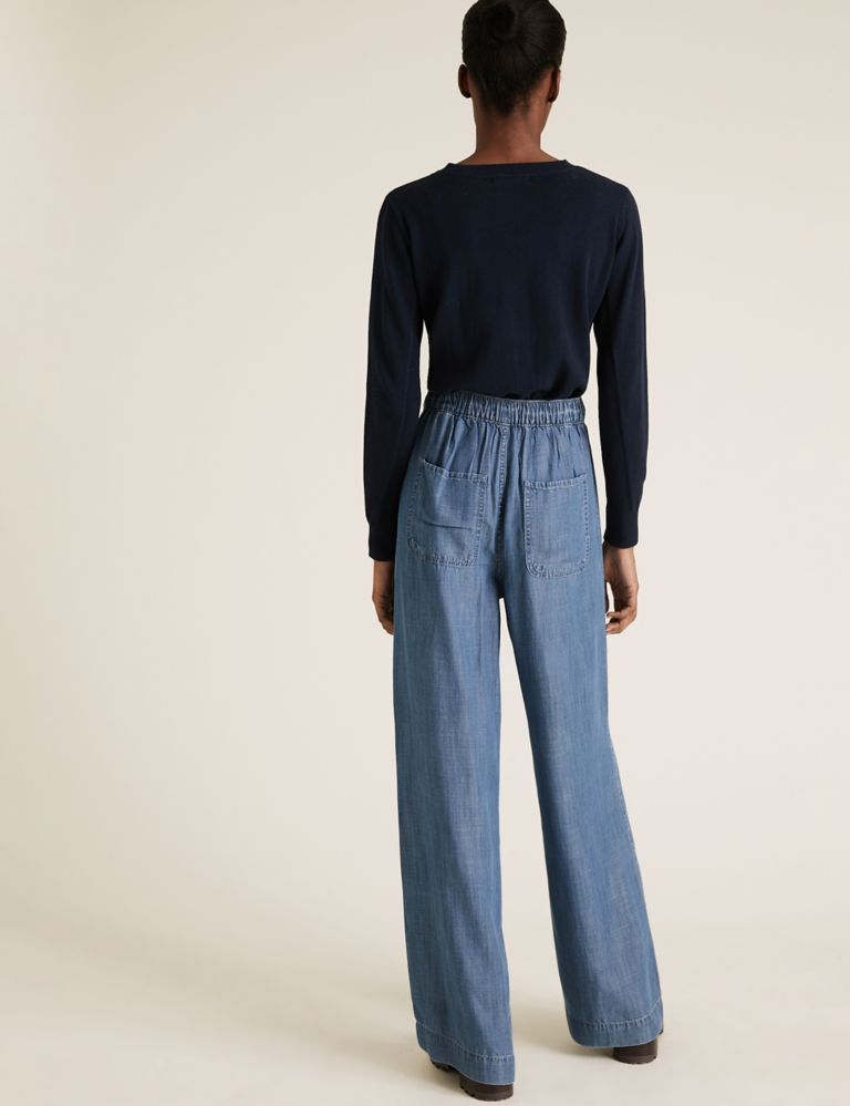 Lucky Jumpsuit in Soft Denim Tencel – 3 Sisters