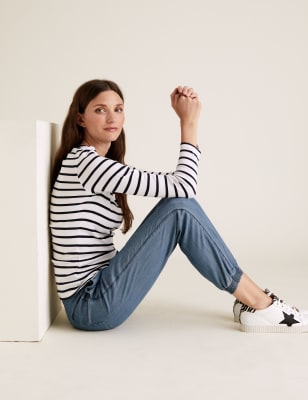m&s tapered joggers