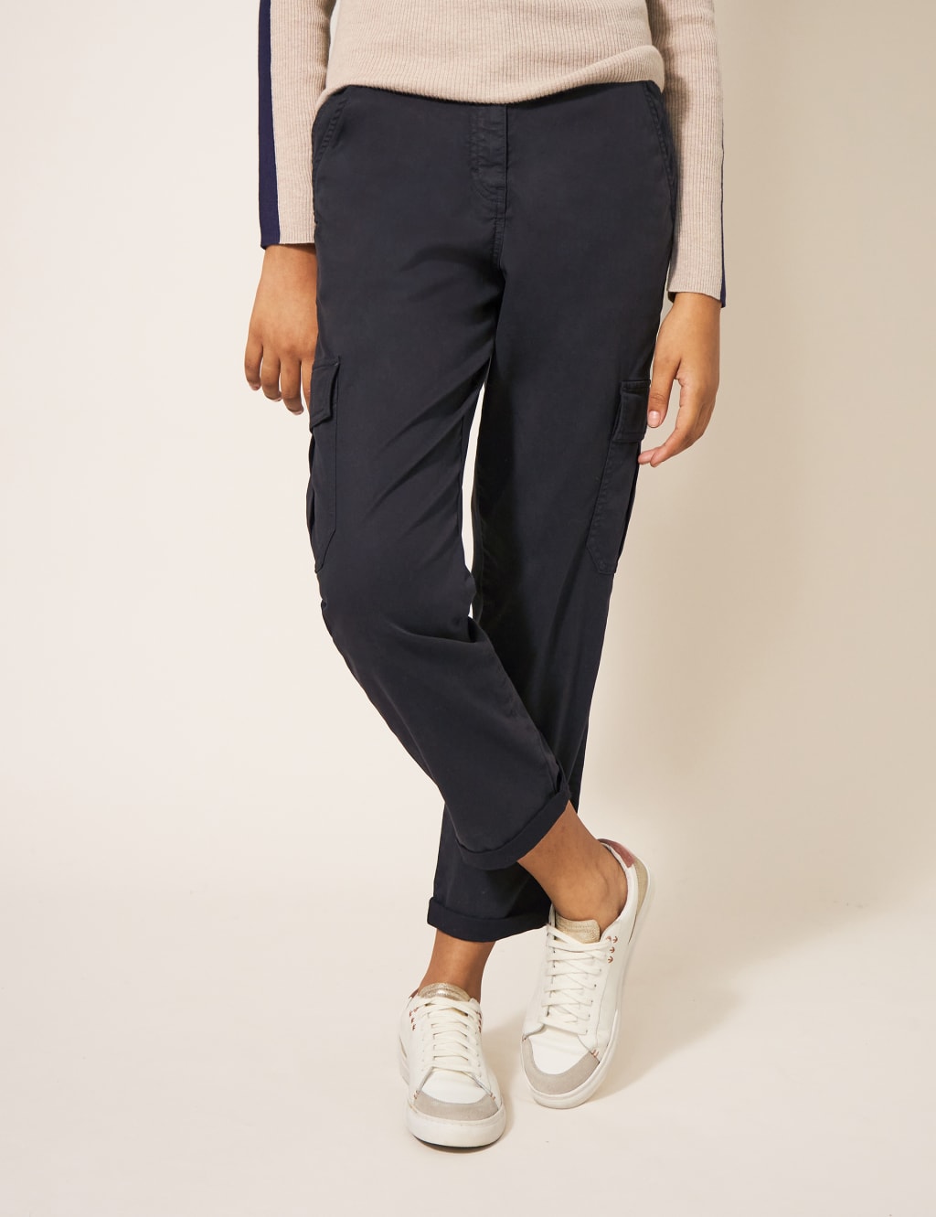 Cropped trousers womens clearance m&s