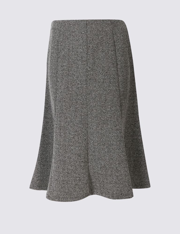 Textured A-Line Midi Skirt 2 of 5