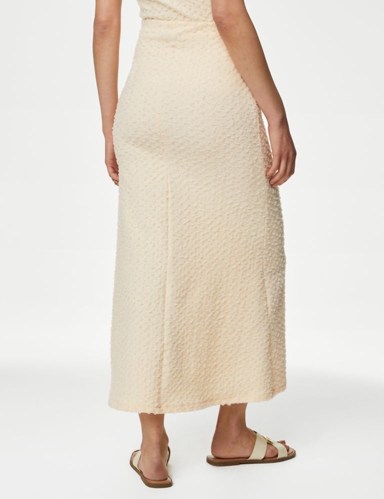 Textured A-Line Midi Skirt 5 of 5