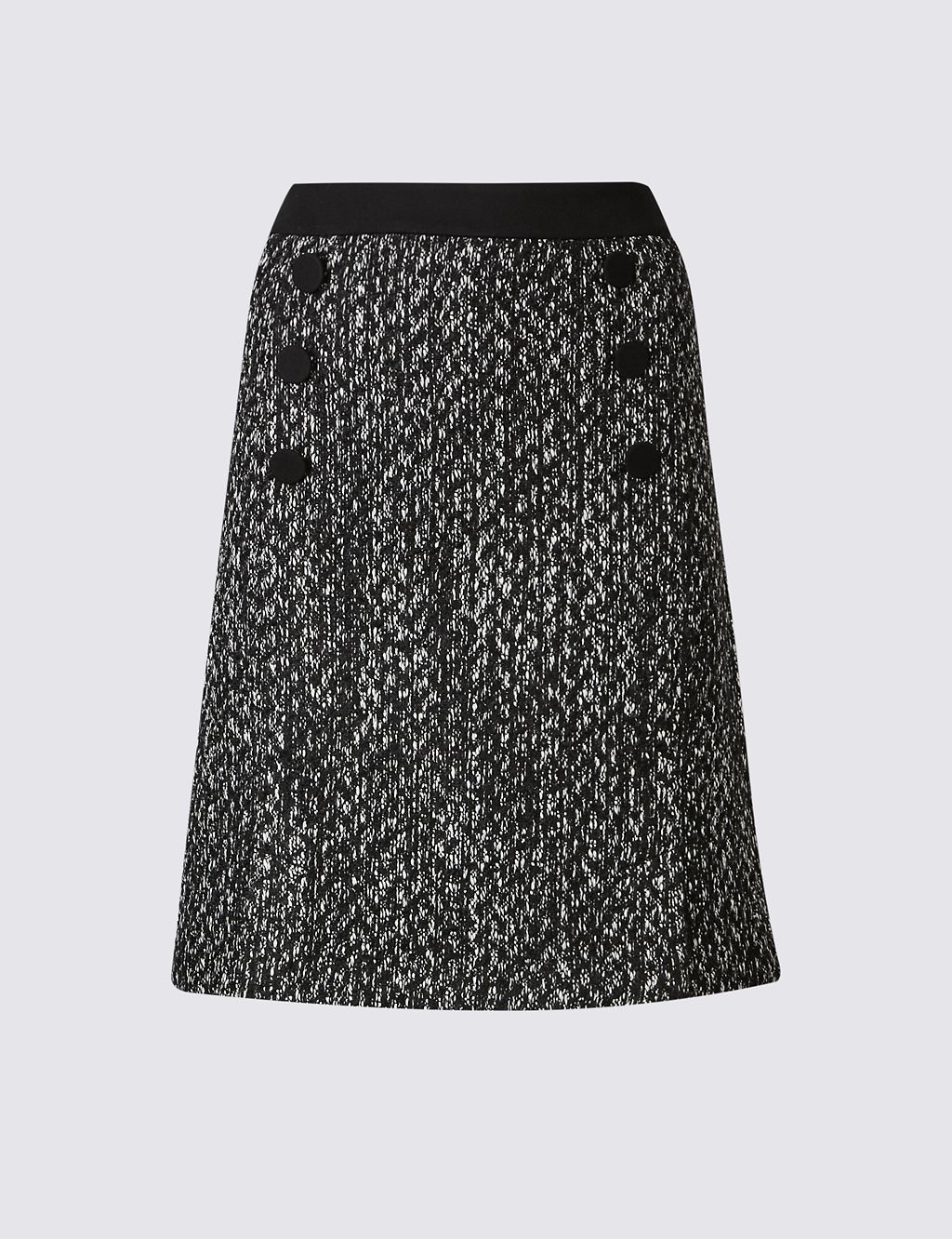 Textured A-Line Mini Skirt 1 of 6