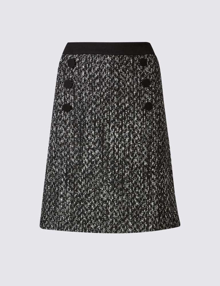 Textured A-Line Mini Skirt 2 of 6