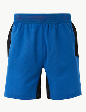 Textured Active Shorts Image 2 of 5