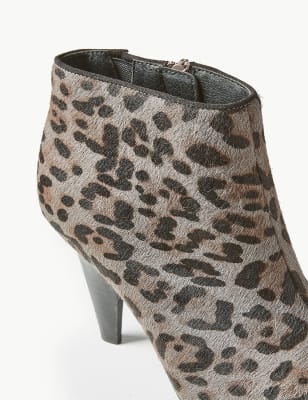 marks and spencer leopard boots