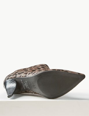 marks and spencer leopard boots