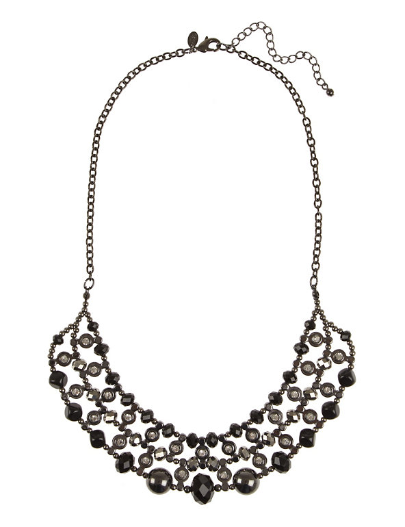 Textured Ball Statement Necklace Image 1 of 1