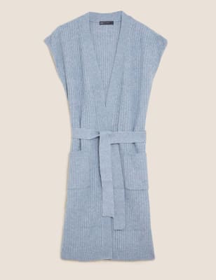 marks and spencer belted cardigan