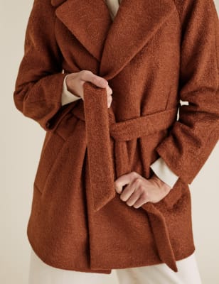 m&s wrap coat