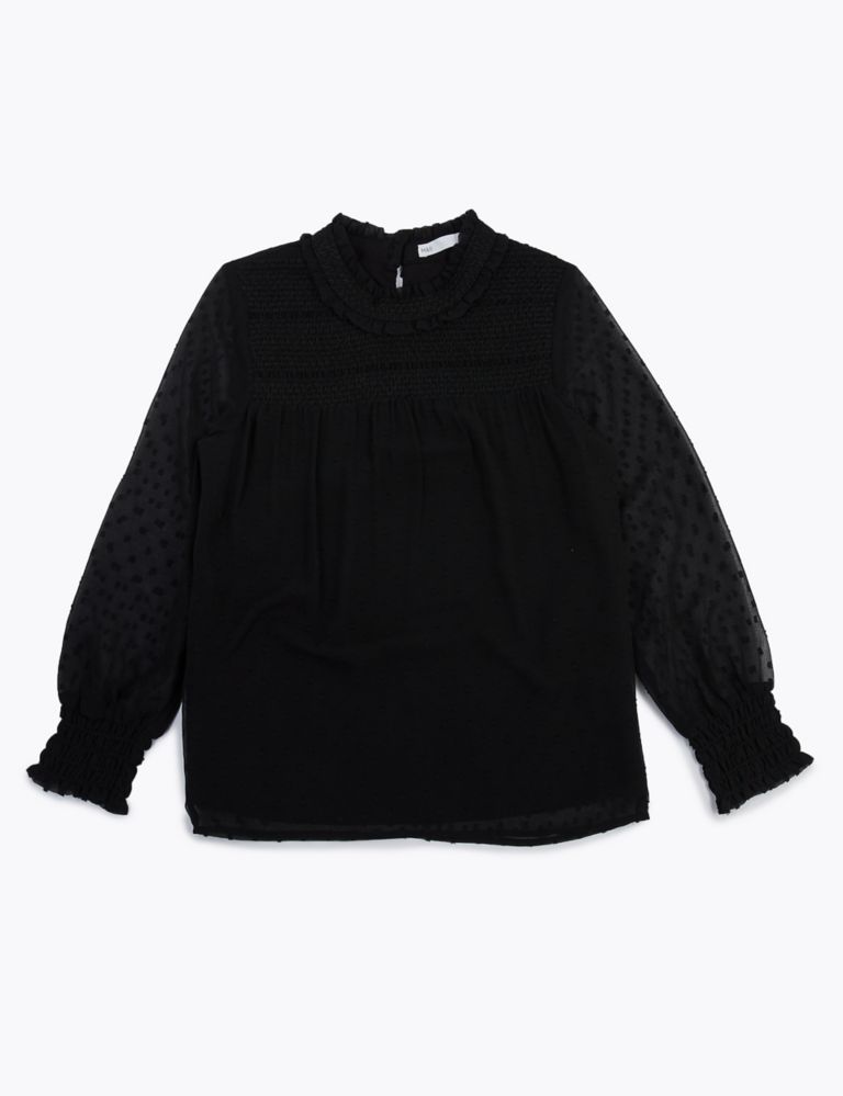 Textured Blouse (6-16 Yrs) | M&S