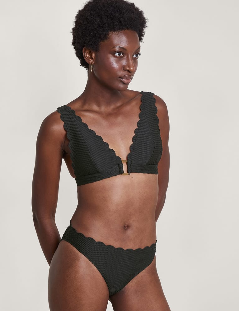 High waisted brazilian bikini bottoms top