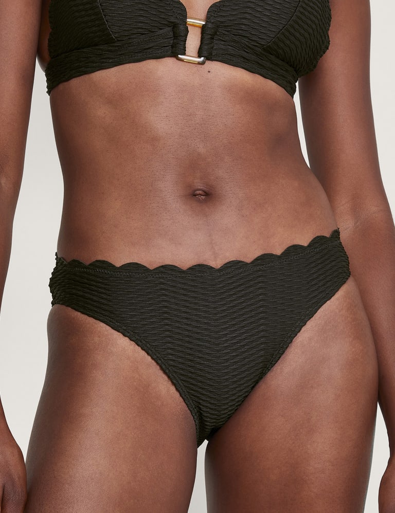 Textured Brazilian Bikini Bottoms 5 of 6