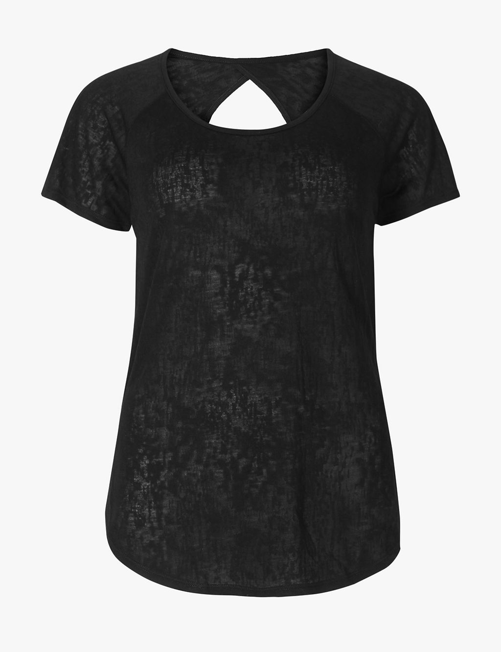 Textured Burnout Short Sleeve Top 1 of 5