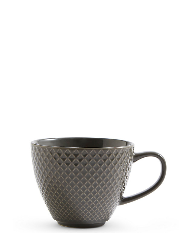 Textured Charcoal Mug Image 1 of 1