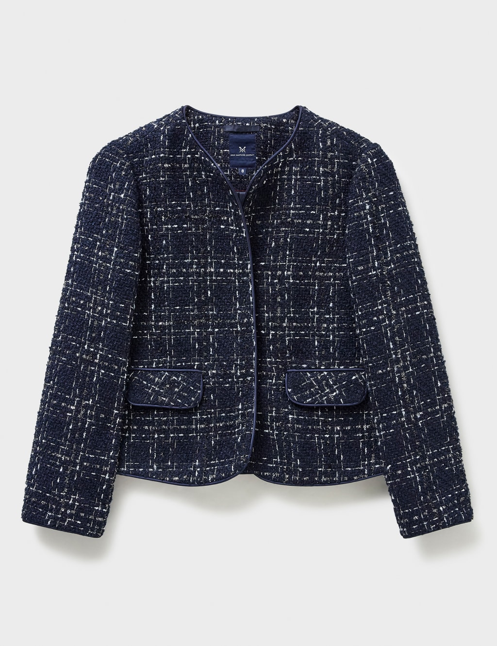 Ladies short checked jackets best sale