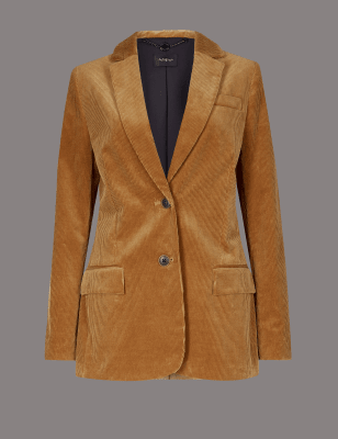 Textured Corduroy Blazer Autograph M S
