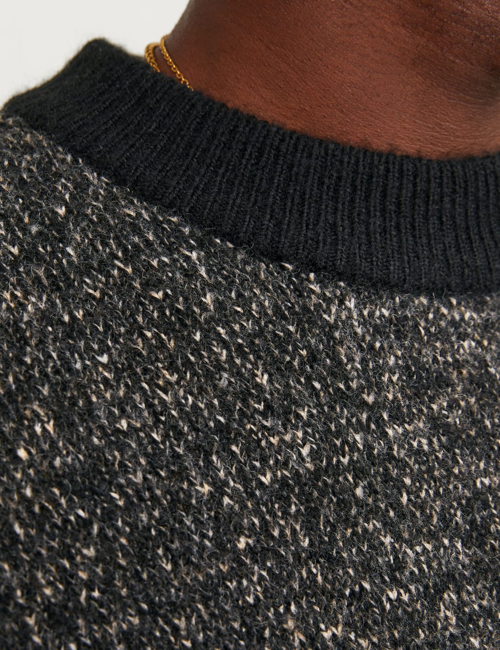 Textured Crew Neck Jumper JACK JONES M S