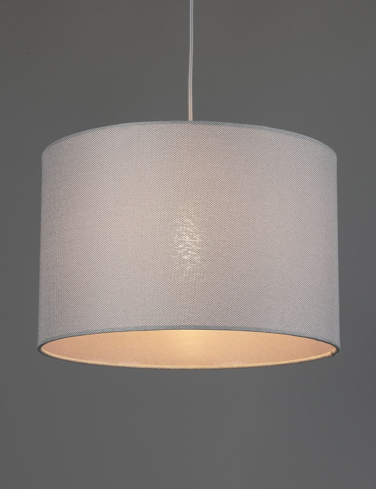 Textured Drum Lamp Shade 5 of 5