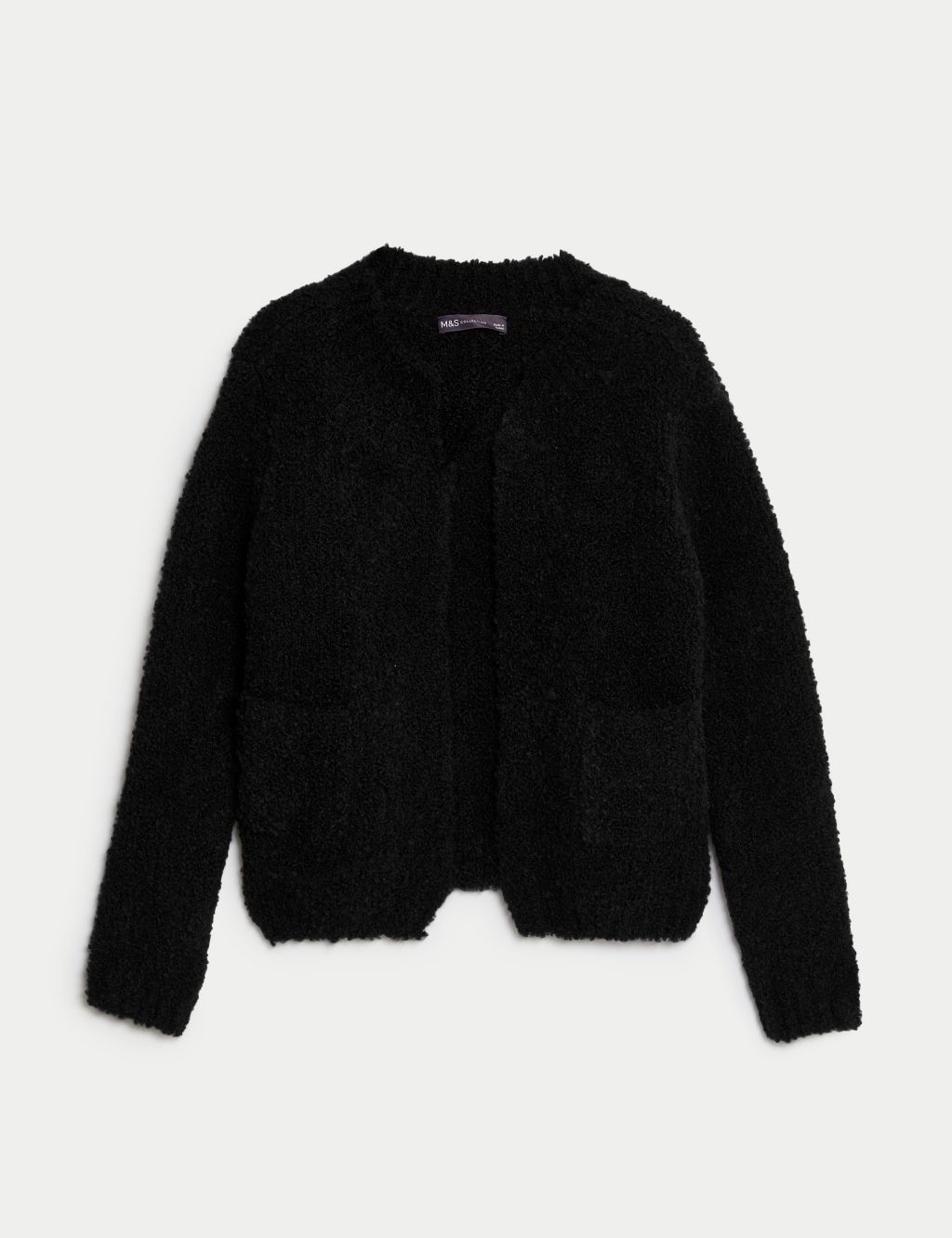 Textured Edge to Edge Knitted Jacket | M&S Collection | M&S