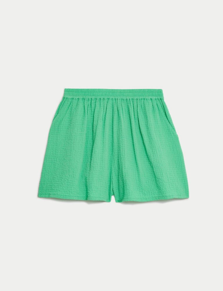 Textured Elasticated Waist Shorts (6-16 Yrs) 2 of 5