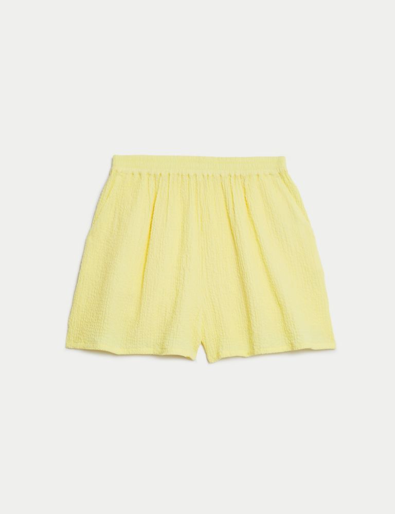 Textured Elasticated Waist Shorts (6-16 Yrs) 2 of 5