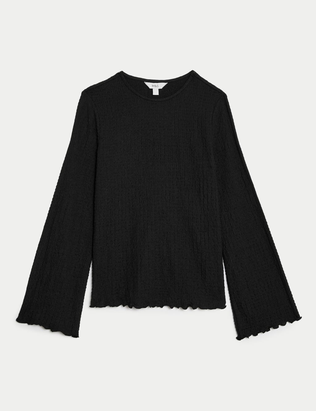 Textured Fitted Top M&S Collection M&S