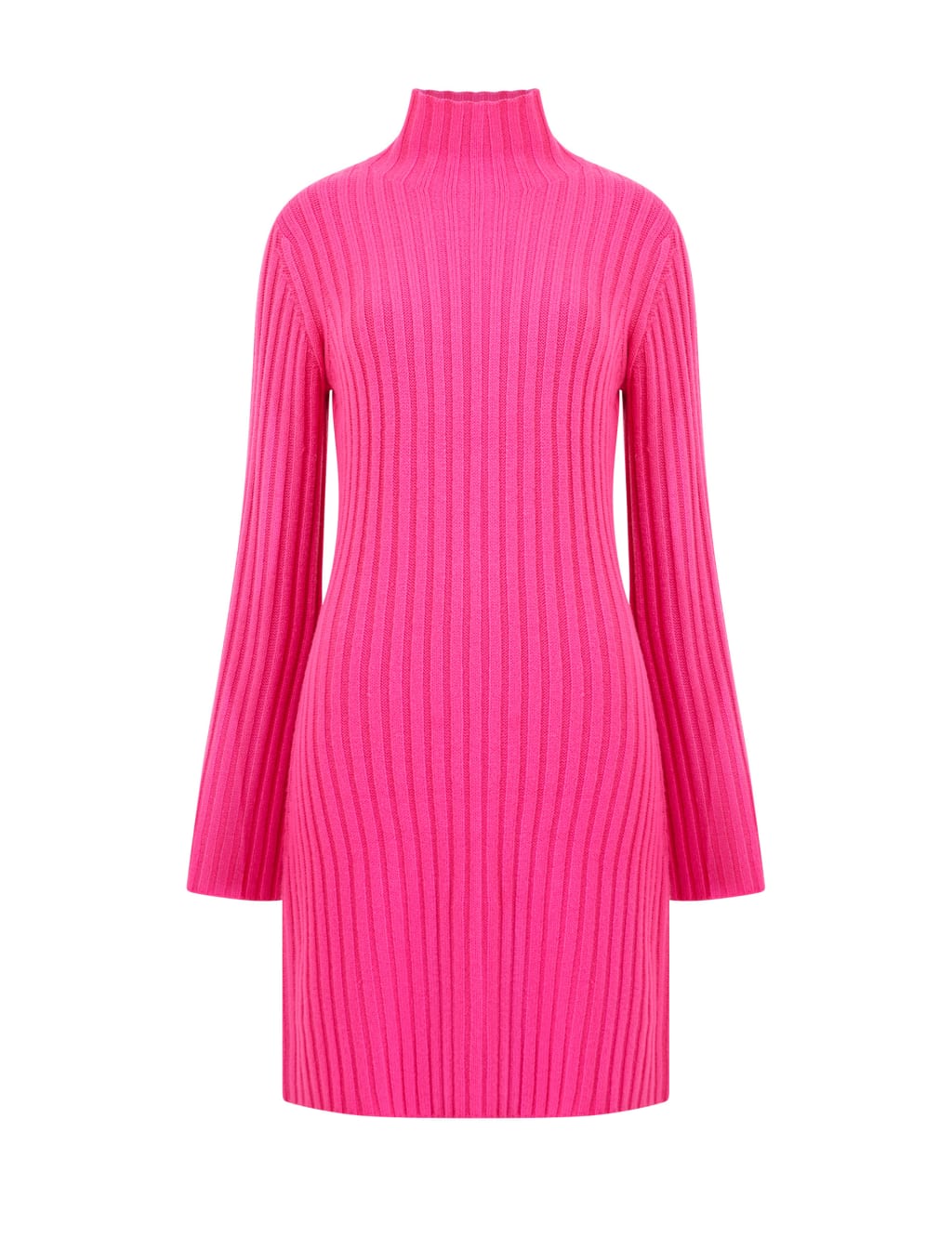 Textured High Neck Knee Length Jumper Dress French Connection M&S