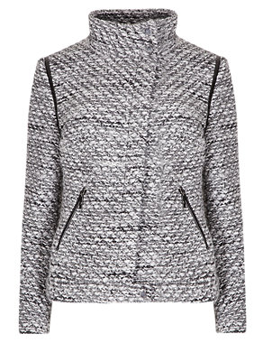 Textured Jacket with Wool Image 2 of 4