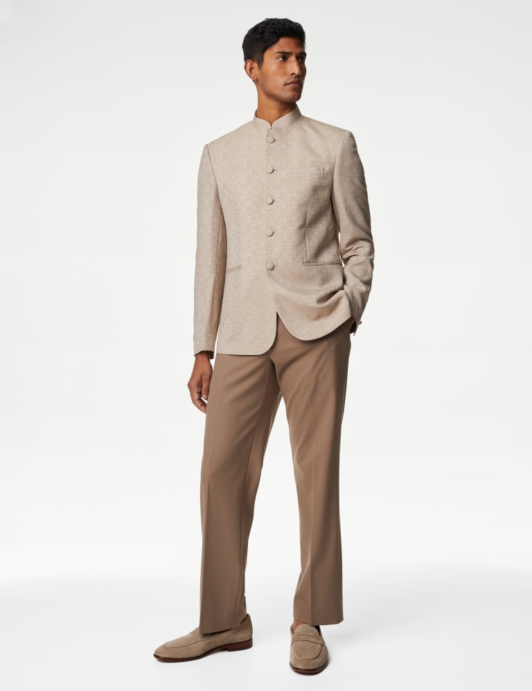 Side button best sale nehru jacket