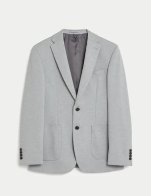 Textured Jersey Jacket Image 2 of 7