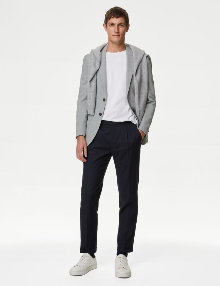 Textured Jersey Jacket with Stretch 1 of 7