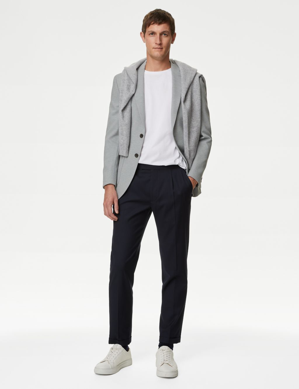 Textured Jersey Jacket with Stretch 3 of 7