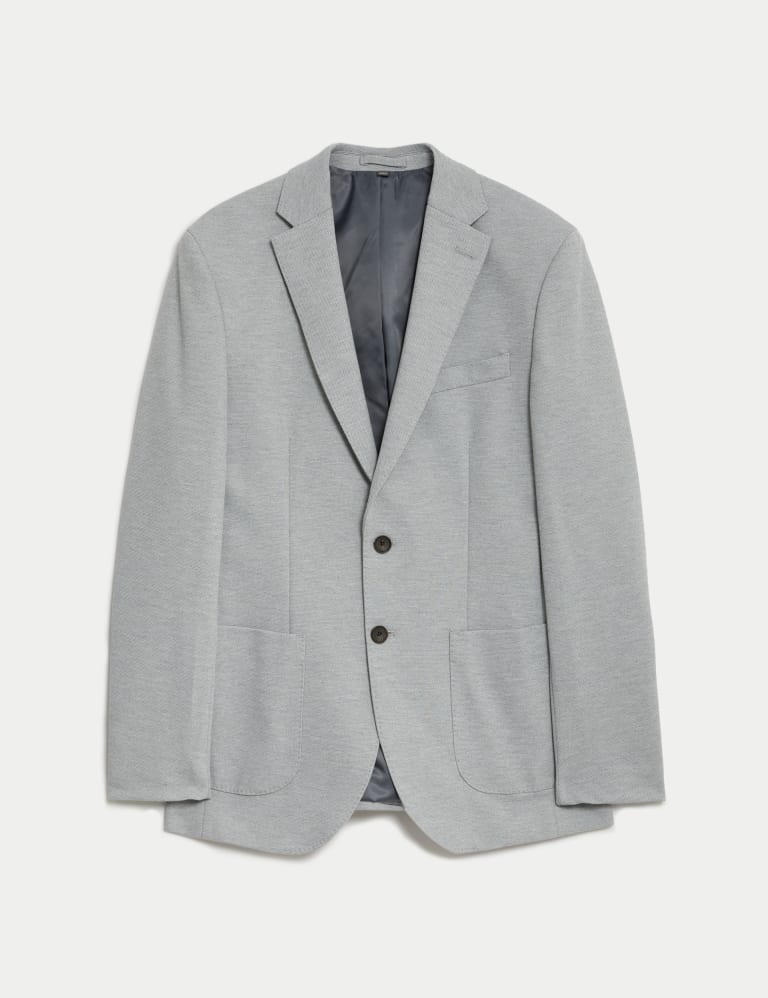 Textured Jersey Jacket with Stretch 2 of 7