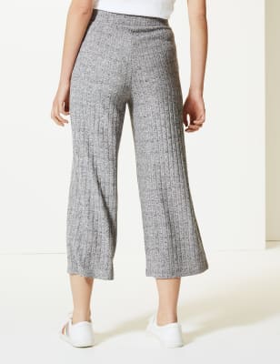 Jersey cropped shop trousers