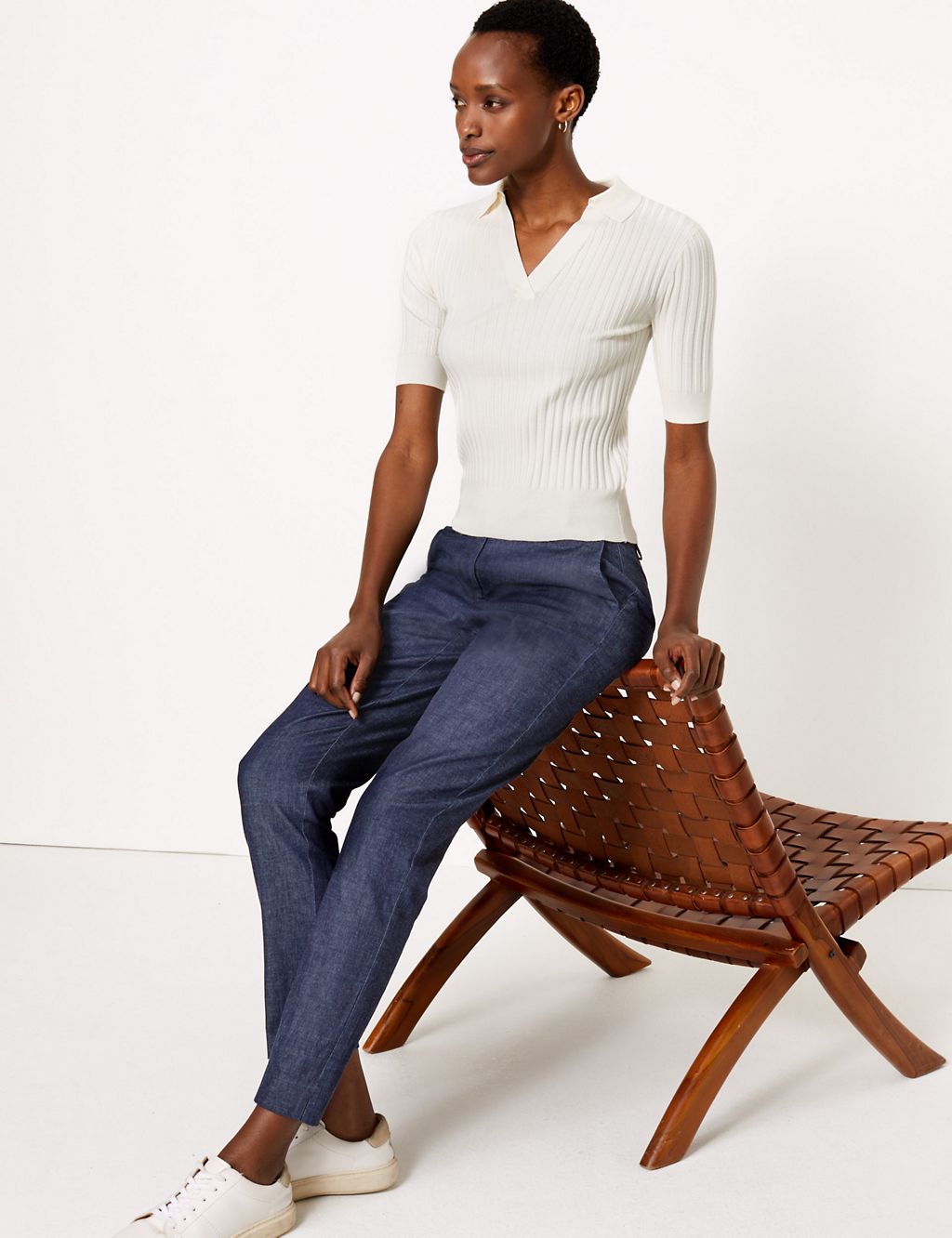 Textured Knitted Top | M&S Collection | M&S