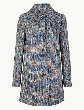 Textured Peacoat Image 2 of 4